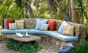 4 feet length x 1.5 feet wide x 1.75 feet high x 3 benches + 2.5 feet high table x 3 feet diameter garden stone furniture. Stone Furniture Insteading