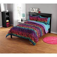 Best bedding sets bedding sets online queen bedding sets luxury bedding sets comforter sets bohemian bedding sets king comforter indian bedding deco boheme. Your Zone Rainbow Zebra Bedding Set W Reversible Comforter Walmart Com Walmart Com