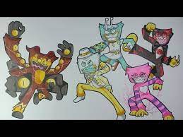 How to Draw Huggy Wuggy Cách vẽ raddy maggy đại chiến 4 huggy huyền thoại - YouTube