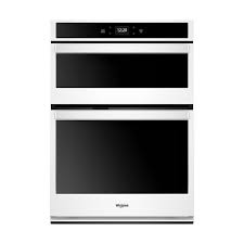This 30 combination wall oven from whirlpool features smart connectivity that lets you control your oven through your smartphone or voice command with google assistant. Whirlpool 30 In Self Cleaning Microwave Wall Oven Combo White In The Microwave Wall Oven Combinations Department At Lowes Com