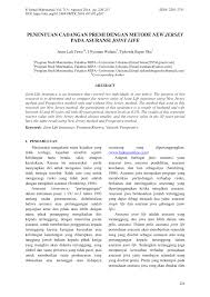 Cara menghitung public relation value. Pdf Penentuan Cadangan Premi Dengan Metode New Jersey Pada Asuransi Joint Life