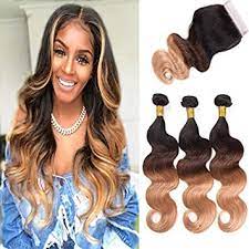 4 reviews for brazilian hair 3 bundles with closure kinky straight human hair weave with closure. Ali Rain Human Hair Bundles With Closure Body Wave Virgin Brazilian Hair With Closure Weave Hair Human Bundles With Closure 3 Bundles With Closure 12 14 16 10 Inches T1b 4 27 Buy Online At