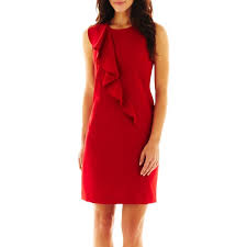 Jcpenney 9 Co Ruffle Front Dress Jcpenney Dresses Dresses For Work Fashion