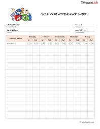 We hope you can find what you need here. 43 Free Printable Attendance Sheet Templates Templatelab