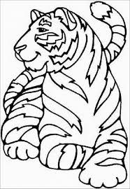 Free printable zentangle tiger coloring pages for adults and teens. Cute Tiger Coloring Page Coloringbay