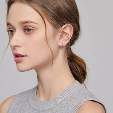 Amazon.com: Jiamiaoi 18k White Gold Plated Simulated Diamond Stud Earrings  Screw Back Sterling Silver Cubic Zirconia Stud Earrings Set 4 Millimeters-8  Millimeters Nickle Free Hypoallergenic Screw Post Earring: Clothing, Shoes  & Jewelry