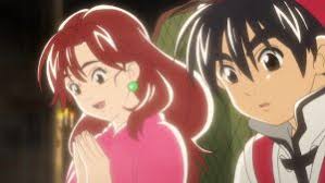 Amaama To Inazuma Tsumugi and kohei eat at a restaurant but leave because tsumugi starts crying, after that, they go to cook at kotori's house with kortori, shinobu, and yagi. honey s anime