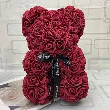 Many sizes & styles to see. China Hot Valentines 25cm Rose Teddy Bear Flower Artificial Christmas Gifts China Stuffed Toy And Plush Toy Price