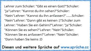 Lehrer Kann Man Gott Sehen Schülernein Lehrer Kann Man Gott