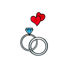 This simple watercolors painting uses limited pigments and is quite small. How To Draw Wedding Rings Step By Step Easy Drawing Guides Drawing Howtos