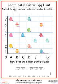 This useful activities pack is full of eyfs maths games and fun worksheets linked to the celebration of. Coordinates Easter Egg Hunt Classroom Secrets