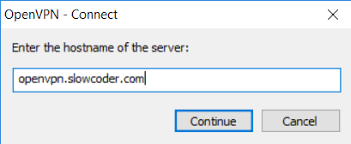 Screen shot of openvpn post user login . Aws Openvpn Access Server Hacker Noon