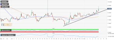 Bitcoin Gold Btg Rockets Towards 9 5 Resisting The