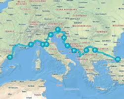 Tamaño lado corto 92 cm. 7 Itinerarios Y Rutas Por Europa Para Hacer En Coche O Tren Diario De Un Mentiroso