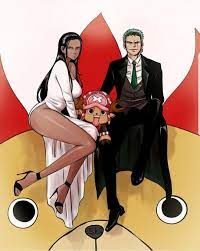 Robin Chopper And Zoro Zorobin Manga Anime One Piece Zoro And Robin One Piece Luffy