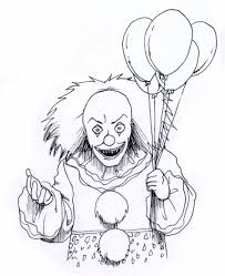 Pennywise Coloring Pages Ideas Scary But Fun Free Coloring Sheets Scary Coloring Pages Scary Drawings Skull Coloring Pages
