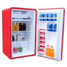 heller 90l retro bar fridge drinks/food