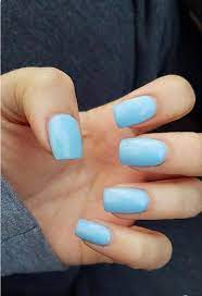 60 Fantastic Short Square Nail Designs For Spring And Summer The First Hand Fashion News For Females Short Square Acrylic Nails Light Blue Nails Short Square Nails