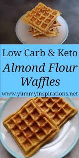 Almond Flour Waffles Recipe Video Easy 4 Ingredient Low Carb Keto Waffle Recipes Video Almond Flour Waffles Almond Recipes Dessert Recipes Easy