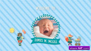Free hello baby after effects template. Kids Free After Effects Templates After Effects Intro Template Shareae
