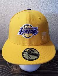 La Lakers Kobe 24 Nba 59fifty New Era Yellow Ball Cap Hat Men S Fitted 7 1 4 Newera Losangeleslakers Nba Hats Lakers Kobe La Lakers