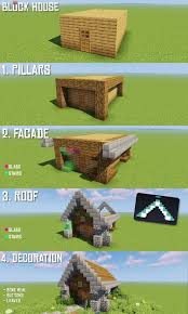 Browse and download minecraft house maps by the planet minecraft community. How To Transform Every Block House In 4 Easy Steps Minecraft Minecraft Haus Minecraft Minecraft Bauanleitung