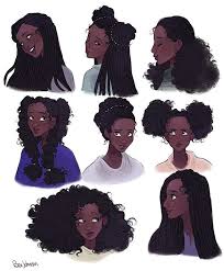 Aluna Hairstyles Art Characterdesign Drawing Black Girl Art Character Design Character Design Inspiration