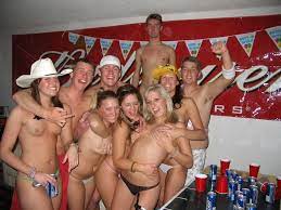 Teens naked at party