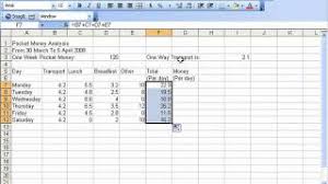 Sekarang beralih ke jendela microsoft word. Microsoft Excel 2003 4 1 Formula Mudah Untuk Pengiraan Dan Penyalinan Youtube