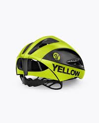 Cycling Helmet Mockup Back Half Side View In Apparel Mockups On Yellow Images Object Mockups Mockup Free Psd Mockup Psd Mockup Downloads