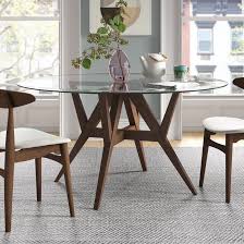 If you prefer the feel of an informal eating arrangement, consider a round dining room set. Wade Logan Swainsboro 54 Pedestal Dining Table Reviews Wayfair