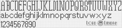 Over 50 Free Cross Stitch Alphabets Fonts Lord Libidan