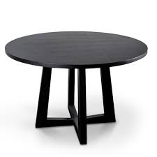 Same day delivery 7 days a week £3.95, or fast store collection. Zodiac 1 2m Round Wooden Dining Table Black Interior Secrets