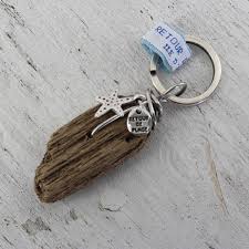 Porte Cles Bois Flotte Retour De Plage Creations Artisanales En Bois Flottant Bijoux En Bois Bijoux En Bois Flotte