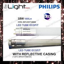 Tutorial pasang lampu pada neonbox 1. 3set X Philips 4ft 18w Ecofit T8 Glass Led Tube Lampu Panjang Lampu Led Lampu Kalimantang C W Reflector Casing Shopee Singapore