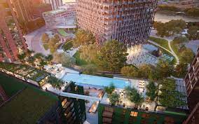 Here's how it would work. Infinity London Futuristic Rooftop Pool Proposed For City Skyscrapers