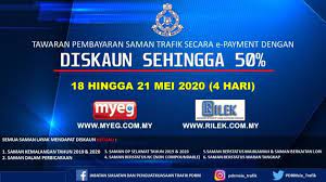 According to pdrm, the portal is a facility for the public to pay traffic summons faster. Traffic Summons Discounted Up To 50 Until May 21 Physical Service Counters Open Three Days A Week Paultan Org