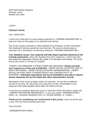 Employer Survey Sample Cover Letter In Word And Pdf Formats