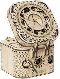 Not rated $ 29.95 $ 19.95 Rokr 3d Wooden Puzzle Treasure Box Mechanical Model Kits Model Building Kit Toy Ebay