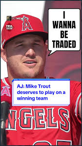 After Mike Trout’s emotional comments, AJ is saying it again: Trout  deserves to be traded to a winning team. #mlb #baseball #losangelesangels