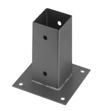 Très facile à démonter, le ppjbt pour poteau bois 7x7 peut être boulonné sur support béton ou vissé sur du bois. Embase Metallique A Fixer Pour Poteau Bois H 71 X Ep 71 X L 150 Mm Gah Alberts 906846 Exterieur Jardin L Entrepot Du Bricolage