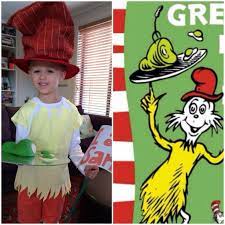 Book Week Costume Dr Seuss Green Eggs And Ham Sam I Am Book Week Costume Book Week School Fun