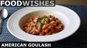 About goulash i have a precise view, the first time i went in hungary. Food Wishes Video Recipes American Goulash Just Like The Non Hungarian Lunch Lady Used To Make American Goulash Food Wishes Goulash