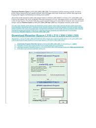 Download the latest version of epson l350 series drivers according to your computer's operating system. Driver Printer L110 Ratyellow