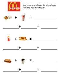 All nutrition information is based on average values for ingredients from mcdonald's suppliers throughout the u.s. Mcdonald S Menu Math By Living Life Skills Teachers Pay Teachers