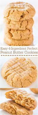 4 Ingredient Peanut Butter Cookies Bisquick Cookies Averie Cooks Recipe Easy Peanut Butter Cookies Easy Peanut Butter Desserts
