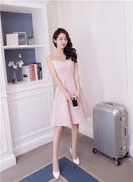 China Tianqi Fashion Design One Piece Sleeveless Slim Back Zip Knee Length Ladies Lace Dress Suppliers Manufacturers Factory Wholesale Tianqi Fashion Design One Piece Sleeveless Slim Back Zip Knee Length Ladies