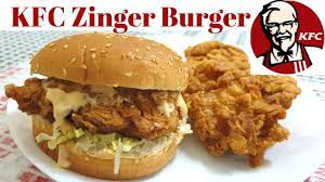 Kfc Zinger Burger Naush Kitchen Routine Kfc Recipe Burger Chicken Burgers Recipe