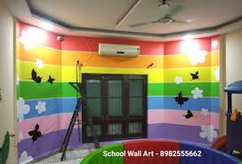 Cartoon wall painting service for school. Cartoon Wall Painting Designs Artist In Indore School Wall Painting Service Indore Id 21526250873