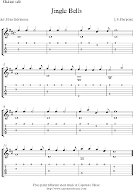 Jingle Bells Free Christmas Guitar Tab Solo Sheet Music Guitar Tabs Easy Guitar Songs Guitar Tabs Songs